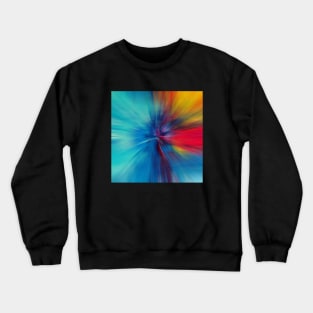 Abstract #2 - Colorful Radiation Crewneck Sweatshirt